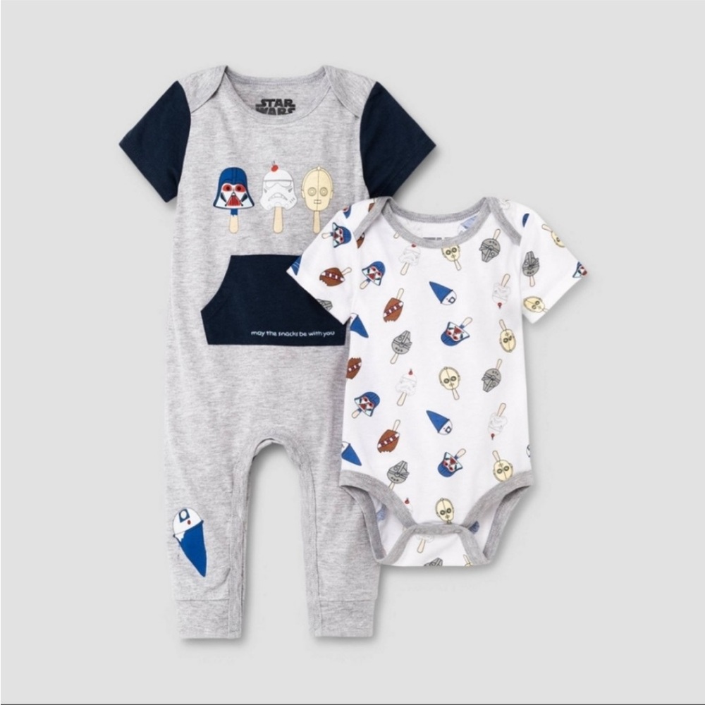 Baby Star Wars Bodysuit and Matching Onesie